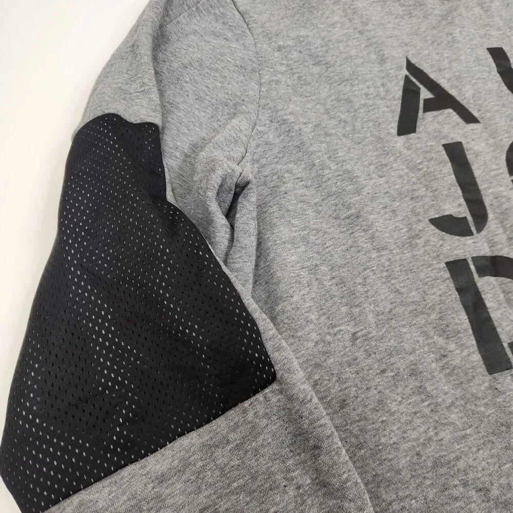 Air Jordan Jumpman Mens Long Sleeve Crew Neck Hybrid Mesh Elbow Sweatshirt XL - Picture 4 of 7